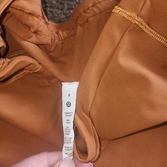 Lululemon Athletica Rust Leggings - Picture 2 of 3